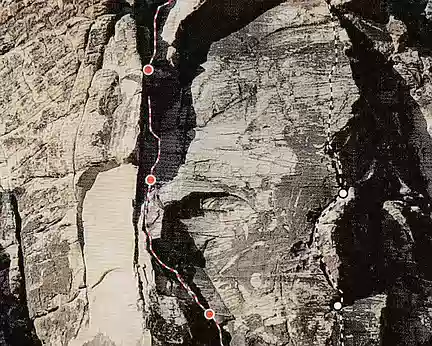 037 Image de Frogland extraite de Red Rocks- A Climber’s Guide II by Jerry Handren, 2016