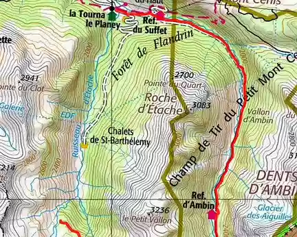 PXL021 Dimanche : du Plan des eaux au Planay via le Pas de la Coche. (+ 600 - 16 km)