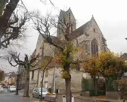 PXL028 Eglise St-Gilles, XI-XIIIès., architecture traditionnelle des clochers de Beauce.