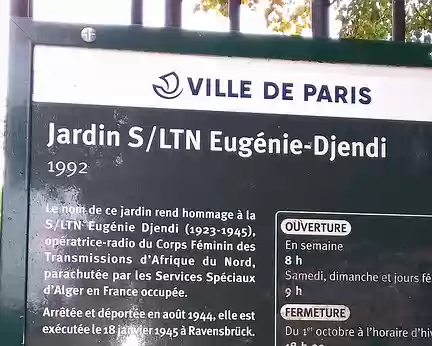 020 le jardin Eugénie Djendi est l’ancien Jardin noir du parc André Citroën