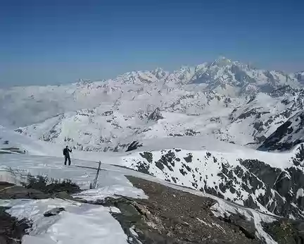 048 Au sommet de la Pointe de Nant Cruet, massif du Mont Blanc