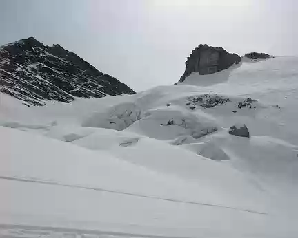 127 Traversée du glacier d'Invergnau sous la Pointe Tina