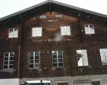 PXL024 à Oberwald, il neige