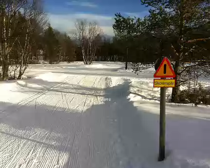 PXL042 Et là... une piste réservée aux scooters des neiges.