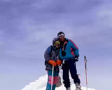 085 Elbruz, sommet (5640), le 1er mai 2004, Jean Jacques et Victor