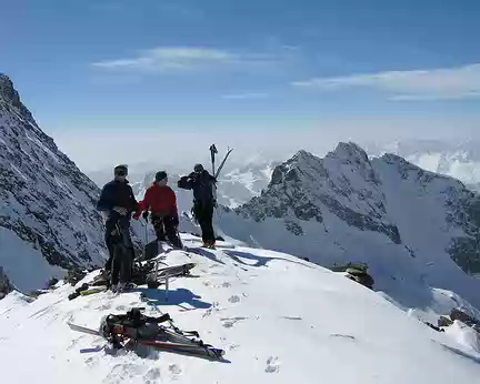 081 Djalovchat par Gl Alibek, au sommet de l'antécime ( skiable ) du Djalovchat
