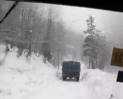 114 Transfert Dombai Aksaut, la neige tombe de + en + fort