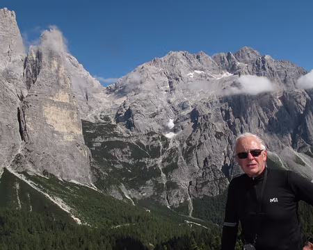 020 Et l’on commence à s’interroge sur la pertinence de tenter la voie Tissi ou la Cassin à la Torre Trieste.