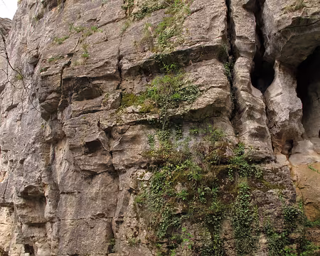 018 Chercher la première protection. Petit coinceur utile pour protéger la fissure de départ non équipée.