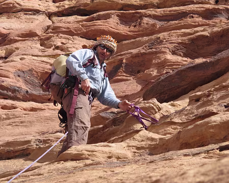 022 Lunule, secret de la progression au Wadi-Rum