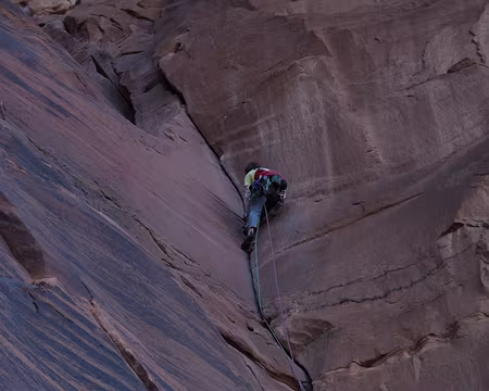 003 Dulfer dans le passage le plus exposé