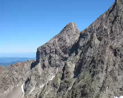 033 Depuis le sommet de la Punta Cessole , vue sur le Corno Stella , 3050m
