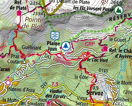 0 Vendredi 15 aout, de Servoz au refuge de Platé