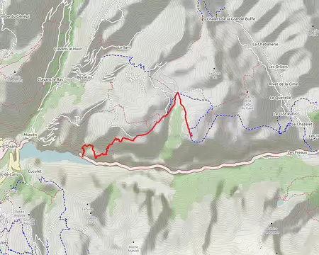 carte_14_aout_b Vendredi 14 août 2015 : 11,3km, +1555m, -126m
