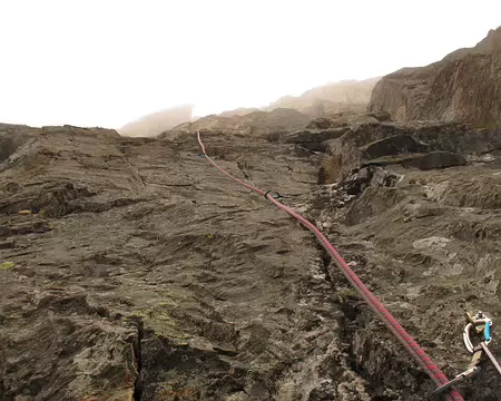 013 Le mur à réglettes en 5c de L1