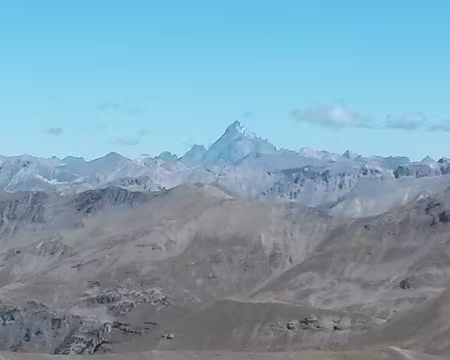 PXL028 Le Mont Viso vu depuis la cime de la Bonette ...