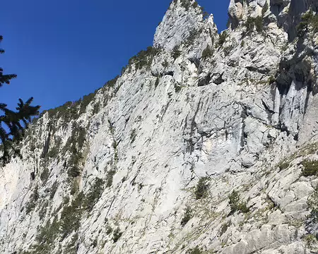 000 Dent de Chien, 1850m, TD, 6b obligatoire, 7 longueurs, 200m de dénivelé