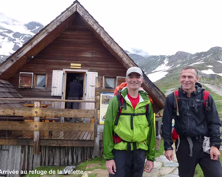 P1060604 Arrivée au refuge de la Valette