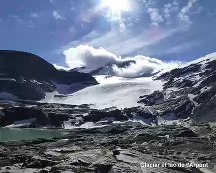 P1060708 Glacier et lac de l'Arpont
