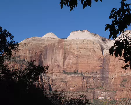 007 Les murs de Court of the Patriarchs où se développe Tricks of Trade 5, 5.10+ C2 (Isaac wall)