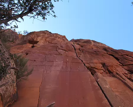 014 Notre objectif pour s’initier aux spécificités de l’escalade à Zion
