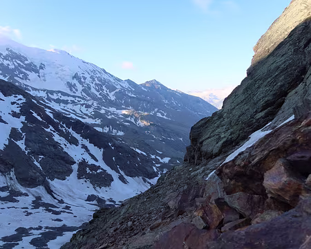 004 La voie glaciaire de descente du Weissmies, 4023m