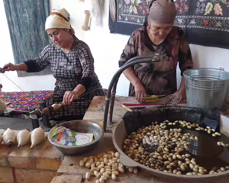 Dans la filature Yodgorlik à Marguilan (CF)