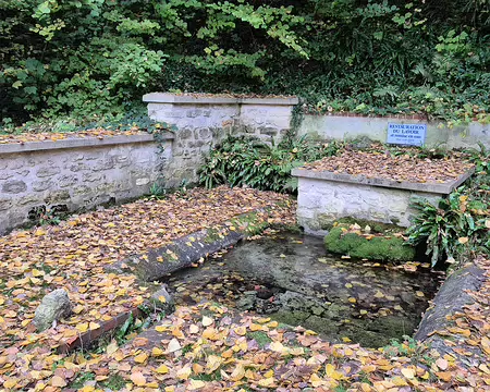 20251019_093318 Lavoir restaurée en mai-juin 2008 : source au sud de l'Aubette en rive gauche après un petit pont.