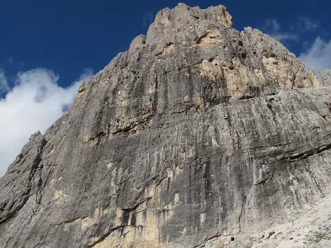 2011-08 Dolomites Jean Francois M, détail sortie