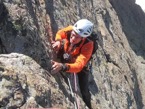 2013-07 Argentera Jean-François M, détail sortie