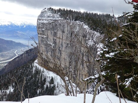 2014-01 Autrans Bernadette P, détail sortie