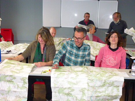 2015-03 Formation cartographie - orientation Michel D, détail sortie
