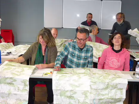 2015-03 Formation cartographie - orientation Michel D, détail sortie