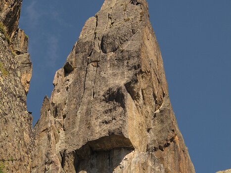 2015-08 Clocher de Planpraz Jean-François M, détail sortie