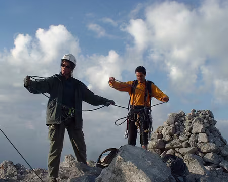 0005 Toufik et Laurence au sommet de la pointe percée