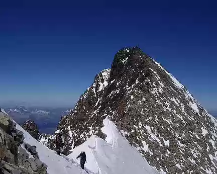 33 Les arêtes et le sommet de la Bernina.