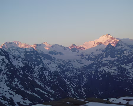015 De gauche à droite : Grande Ciamarella, Petite Ciamerella, Albaron.