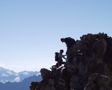 029 Sur l'arête au retour.