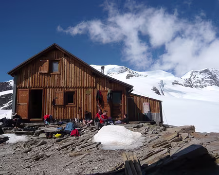 Mont Rose 108 Le vieux refuge.