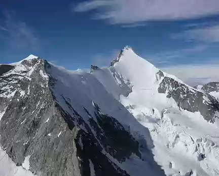 Zinal 059 L'Obergabelhorn nous cache le Cervin,juste derrière.