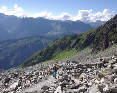 Dernière montée avant le refuge Albert Ier Dernière montée avant le refuge Albert Ier
