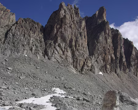 Vue sur les aiguilles d'Arpettes Vue sur les aiguilles d'Arpettes