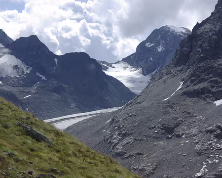 Le haut glacier d'Arolla et le mont Brûlé Le haut glacier d'Arolla et le mont Brûlé