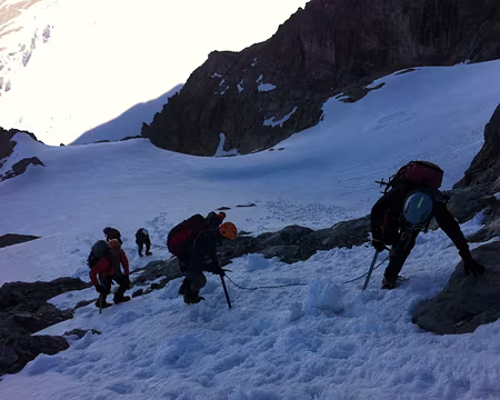 Ascension vers le Pic du glacier d'Arsine