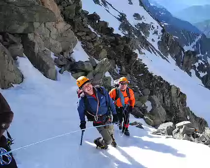 Ascension vers le Pic du glacier d'Arsine