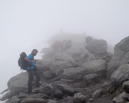 arrivée au refuge Albert Premier