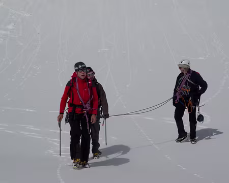 Sur le glacier du Tour