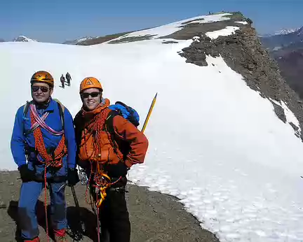 PXL022 Thierry et Gauthier à deux pas du sommet