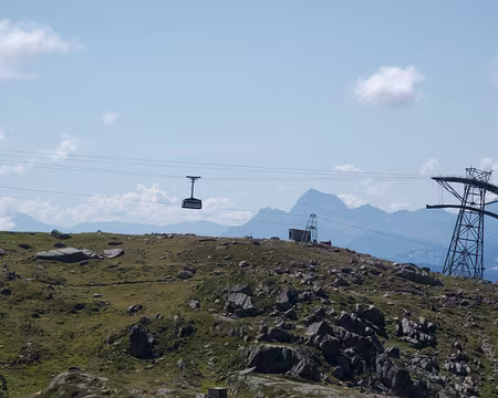 Les Aravis, depuis le Plan de l'aiguille