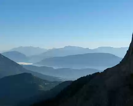 Panorama depuis le pied du Mt Aiguille